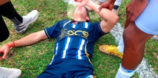 Jogador do Sparta Villa sofre agressão durante partida do Campeonato Amador e segue internado