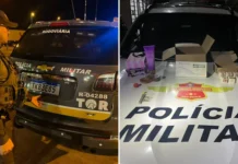 Motociclista é preso com medicamentos sem registro, produtos contrabandeados e droga na Rodovia Dom Pedro I