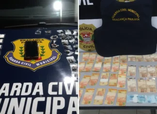 Mulher tenta fugir, joga pochete com drogas no chão e acaba presa pela Guarda Municipal