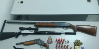 Polícia Militar apreende espingardas, garrucha e munições durante atendimento de ocorrência em Piracaia