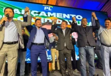 Wassef, André do Prado e Cezinha de Madureira oficializa pré-candidatura de Sandro Montanari em Bragança
