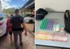Após pular muro de escola para fugir da Força Tática, homem é preso por tráfico de drogas em Bragança Paulista