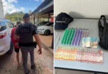 Após pular muro de escola para fugir da Força Tática, homem é preso por tráfico de drogas em Bragança Paulista