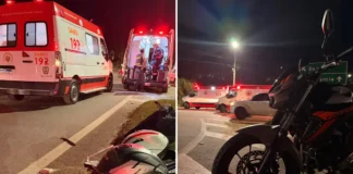 Acidente de trânsito deixa duas pessoas feridas na Rodovia Capitão Bardoino