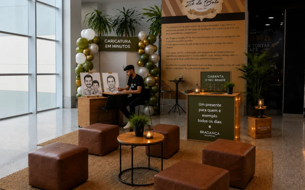 Bragança Shopping promove programação especial gratuita de Dia dos Pais