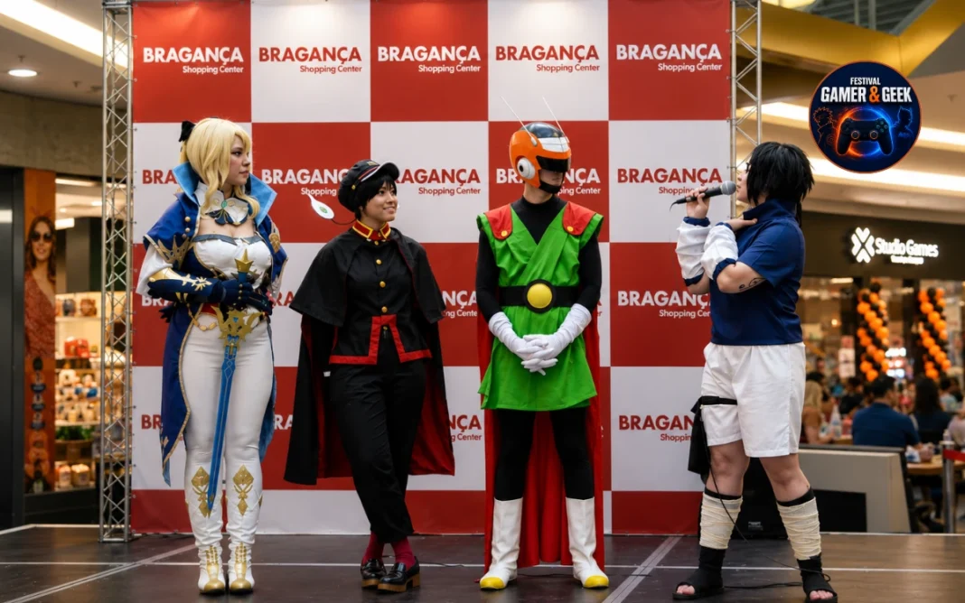 Bragança Shopping recebe Festival Gamer & Geek com campeonatos e competição de cosplay