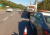 Colisão entre carro e moto deixa duas pessoas feridas no Trevo de Tuiuti
