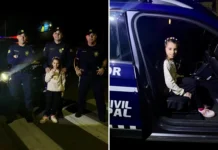 Criança comemora aniversário com participação de agentes da GCM durante patrulhamento