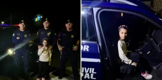 Criança comemora aniversário com participação de agentes da GCM durante patrulhamento