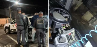Dupla é presa com equipamentos suspeitos de terem sido furtados de ônibus em Bragança