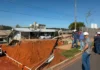 Deslizamento em obra do futuro Hospital Santa Clara interdita trecho da Avenida Nelson Muner