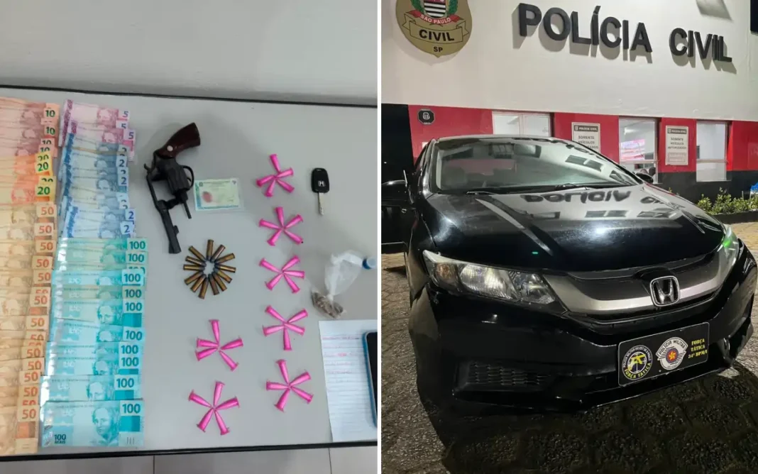 FORÇA TÁTICA PRENDE HOMEM COM ARMA E VENDENDO DROGAS POR DELIVERY