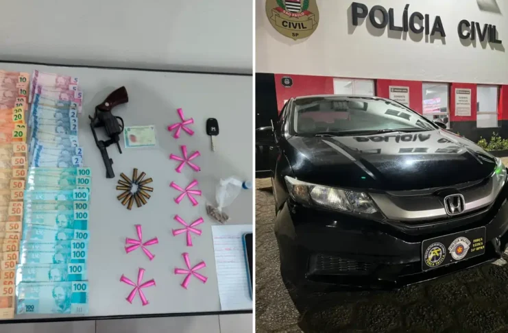 Força Tática prende homem com arma e vendendo drogas por delivery em Bragança Paulista