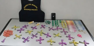 GCM prende homem com maconha, crack e cocaína no Jardim São Miguel