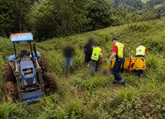 Jovem de 19 anos morre após ser puxado por equipamento durante trabalho em Serra Negra