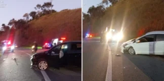 Motorista fica ferida em colisão frontal na Rodovia Benevenuto Moretto