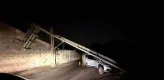 Homem é preso por embriaguez após bater em poste em Bragança Paulista; paga fiança e é liberado