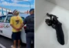 Homem é preso após disparo e ameaça durante briga em residência de Atibaia