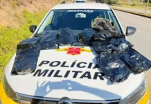 Policiamento Rodoviário prende homem com mais de 5 quilos de maconha na SP-063, em Bragança Paulista
