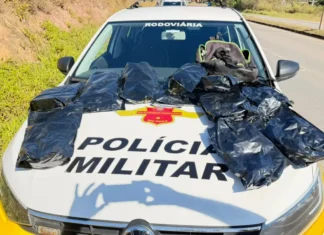 Policiamento Rodoviário prende homem com mais de 5 quilos de maconha na SP-063, em Bragança Paulista