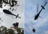 Resgate complexo mobiliza Bombeiros e helicóptero Águia na Pedra Grande, em Atibaia