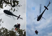 Resgate complexo mobiliza Bombeiros e helicóptero Águia na Pedra Grande, em Atibaia
