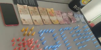 Ação da ROM da GCM termina com apreensão de 139 pinos de cocaína