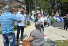 Com agenda nas ruas, Delegado Sandro Montanari percorre cidades da região de Bragança