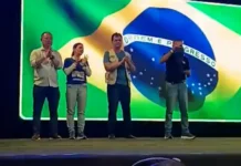 Candidato a deputado estadual, Coronel Américo participa de evento político em Presidente Prudente