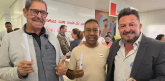 Delegado Sandro Montanari visita HUSF e obras do Hospital Santa Clara em Bragança Paulista