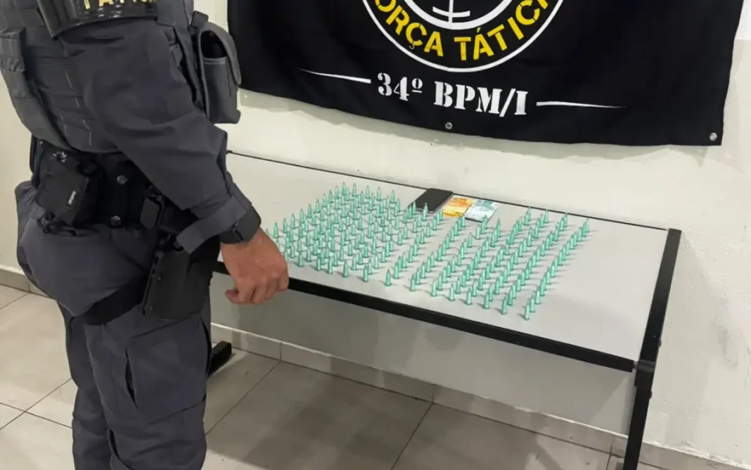 FORÇA TÁTICA PRENDE HOMEM POR TRÁFICO DE DROGAS EM BRAGANÇA PAULISTA