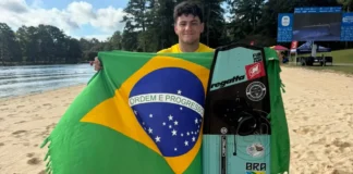 Luiz Bauer se destaca no wakeboard e conquista título mundial nos Estados Unidos