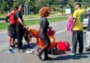Motociclista fica gravemente ferido após tentar desviar de veículo na Fernão Dias