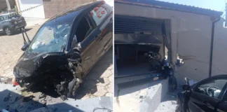 Mulher de 80 anos morre após carro bater contra muro no Centro de Joanópolis