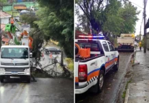 Defesa Civil registra chuva forte e ventos de até 68,76 km/h em Bragança Paulista