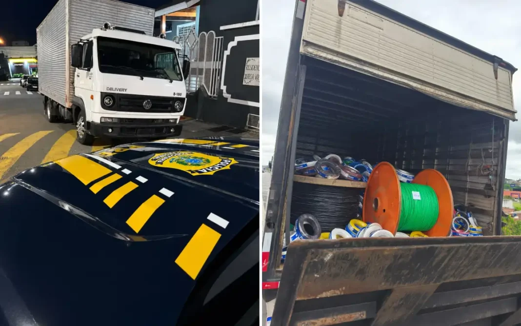 A Polícia Rodoviária Federal deteve três pessoas e apreendeu dois caminhões de origem ilícita em duas ocorrências distintas registradas ontem