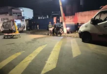 Acidente na madrugada mobiliza equipes de resgate no bairro Penha