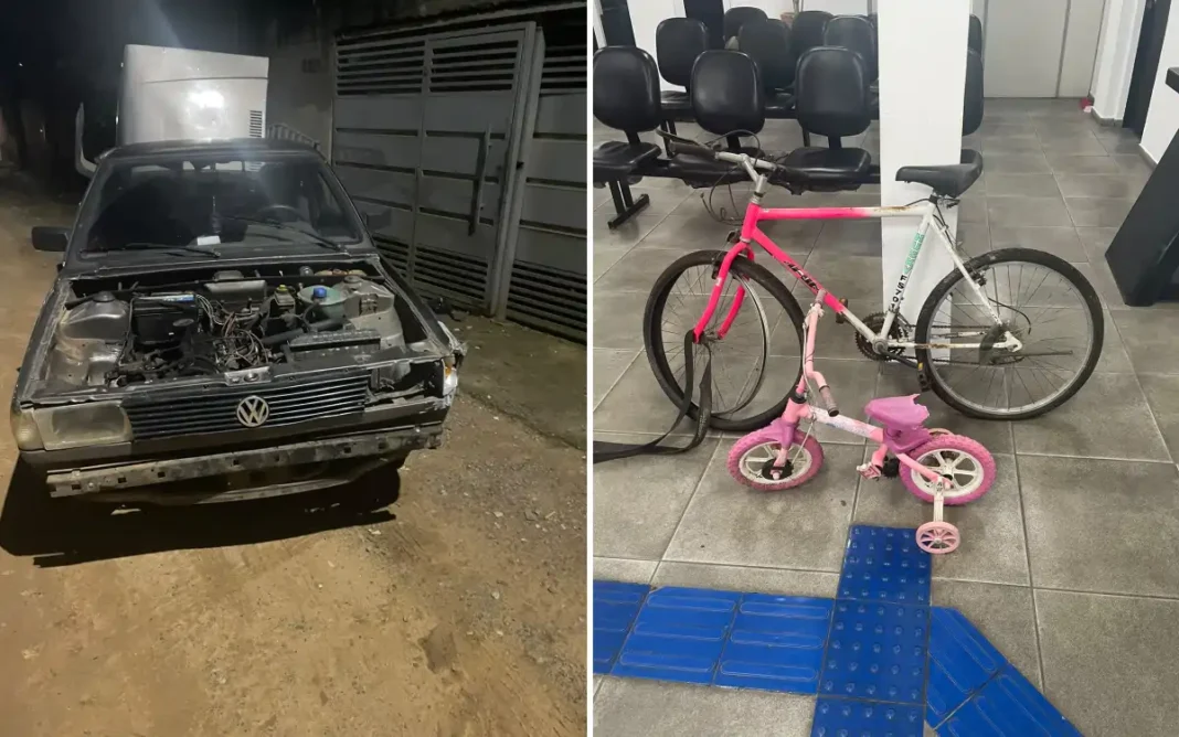 APÓS PERSEGUIÇÃO, PASSAGEIRO É PRESO E MOTORISTA FOGE PARA ÁREA DE MATA