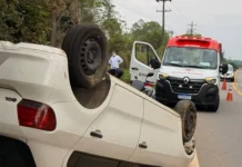 Acidente deixa motorista ferida na Rodovia Benevenuto Moretto