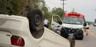 Acidente deixa motorista ferida na Rodovia Benevenuto Moretto
