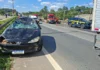 Acidente entre carro e carreta deixa mulher ferida na Rodovia Fernão Dias, em Atibaia
