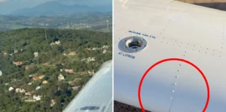 Avião é atingido por linha chilena e piloto pousa em segurança em Bragança Paulista