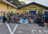 Canil da GCM de Bragança Paulista recebe grupo de escoteiros para apresentação de cães