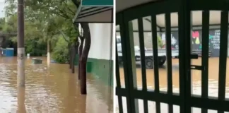 Chuva forte atinge Socorro, e 20 famílias são retiradas de casa por precaução