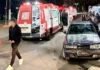 Colisão frontal entre carro e moto é registrada em cruzamento