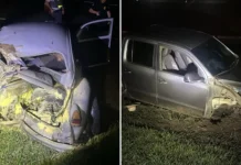 Dois ocupantes de Fusca morrem após colisão com Amarok em Bom Jesus dos Perdões