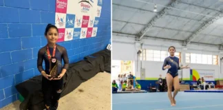 Ginasta de 10 anos busca apoio para disputar Campeonato Brasileiro em Maceió
