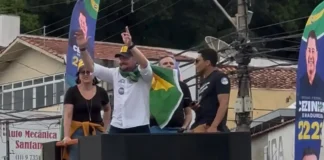 Grande carreata marca encerramento da campanha de Sandro Montanari em Bragança Paulista