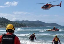 Morador de Amparo desaparece após afogamento em praia de Ubatuba; buscas entram no terceiro dia