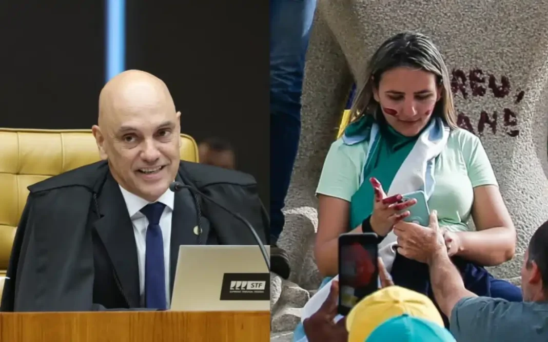 Moraes concede progressão ao semiaberto para Débora Rodrigues, condenada pelo 8 de Janeiro